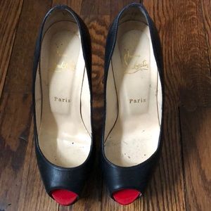 Christian Louboutin Daf in Black Leather